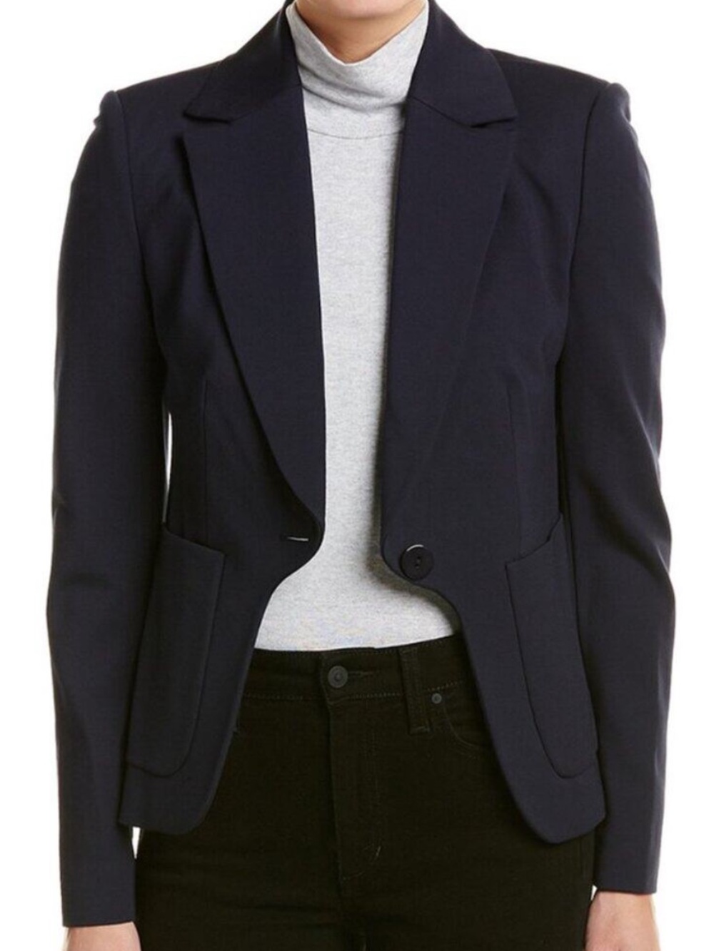 DVF Diane Von Furstenberg Navy Blazer Jacket
